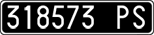 License plate of Italy, Cars (1927 year series)