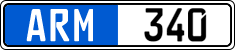 License plate of Armenia, High officials