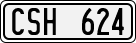 License plate of Sweden, Regular plates