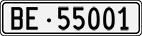 License plate of Switzerland, Cars
