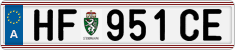 License plate of Austria, Regular plates