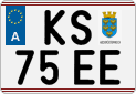 License plate of Austria, Regular plates
