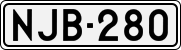 License plate of Finland, Cars