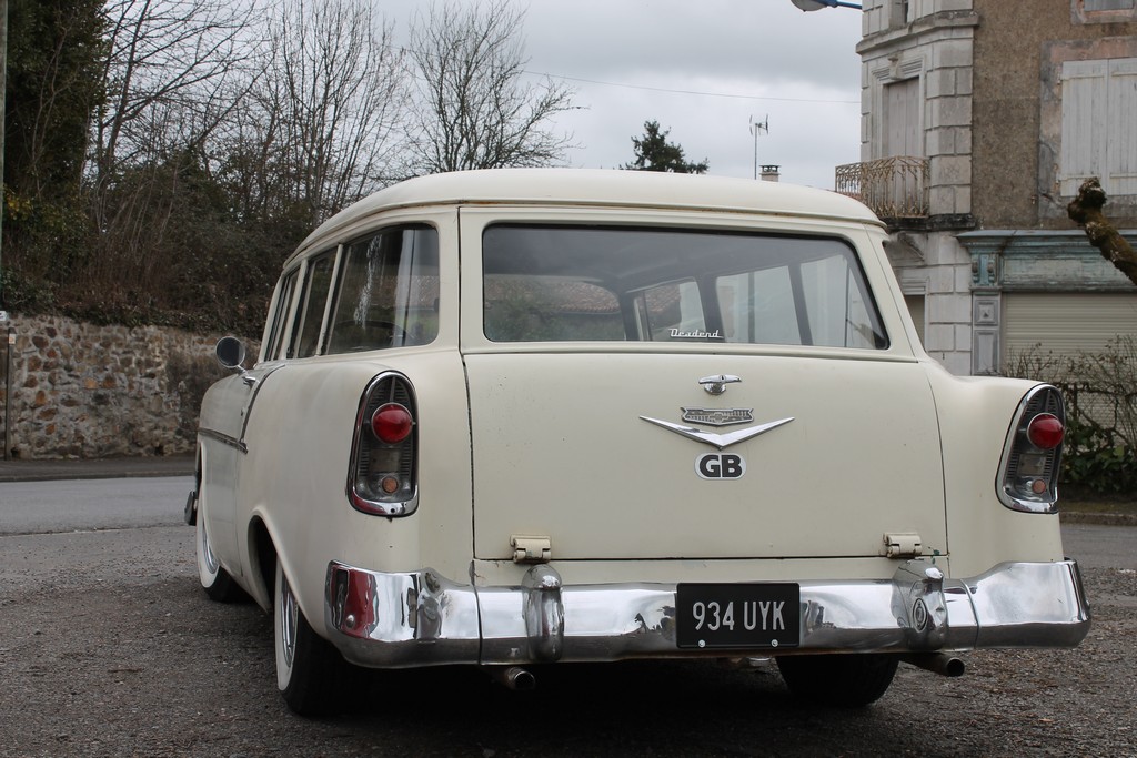 934UYK, Chevrolet 210 2nd gen 1956 3-door Station Wagon (2129-1063; A-body), 1st facelift, 1955–1956