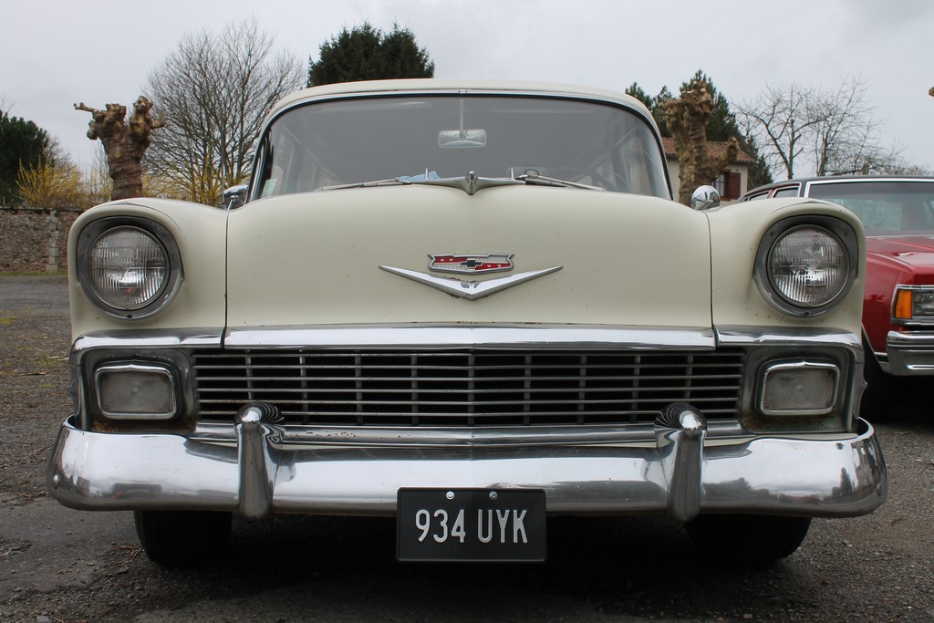 934UYK, Chevrolet 210 2nd gen 1956 3-door Station Wagon (2129-1063; A-body), 1st facelift, 1955–1956