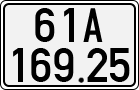License plate of Vietnam, Cars