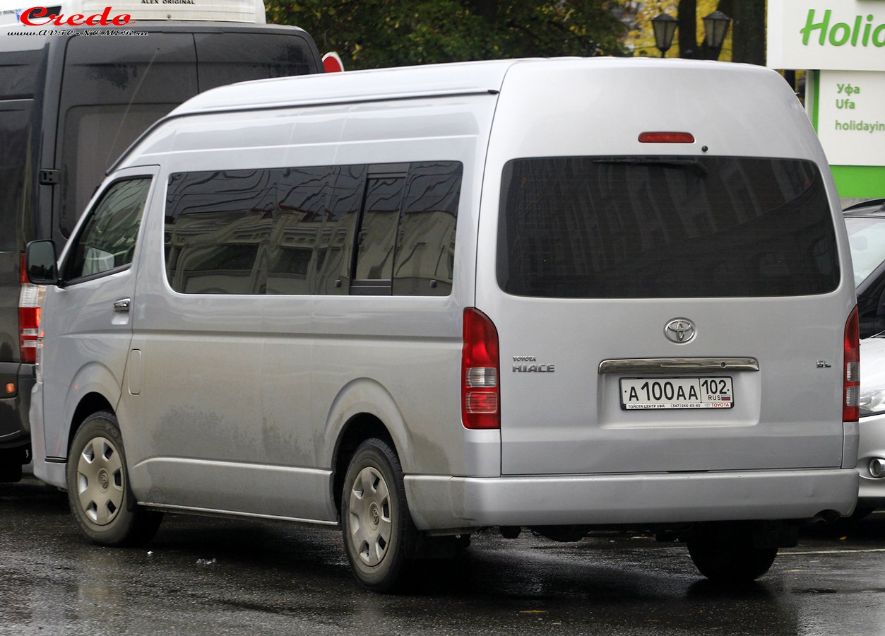 а 100 аа 102, Toyota HiAce 5th gen Van (H200), 2004–