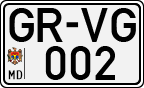 License plate of Moldova, Trailers (1992)