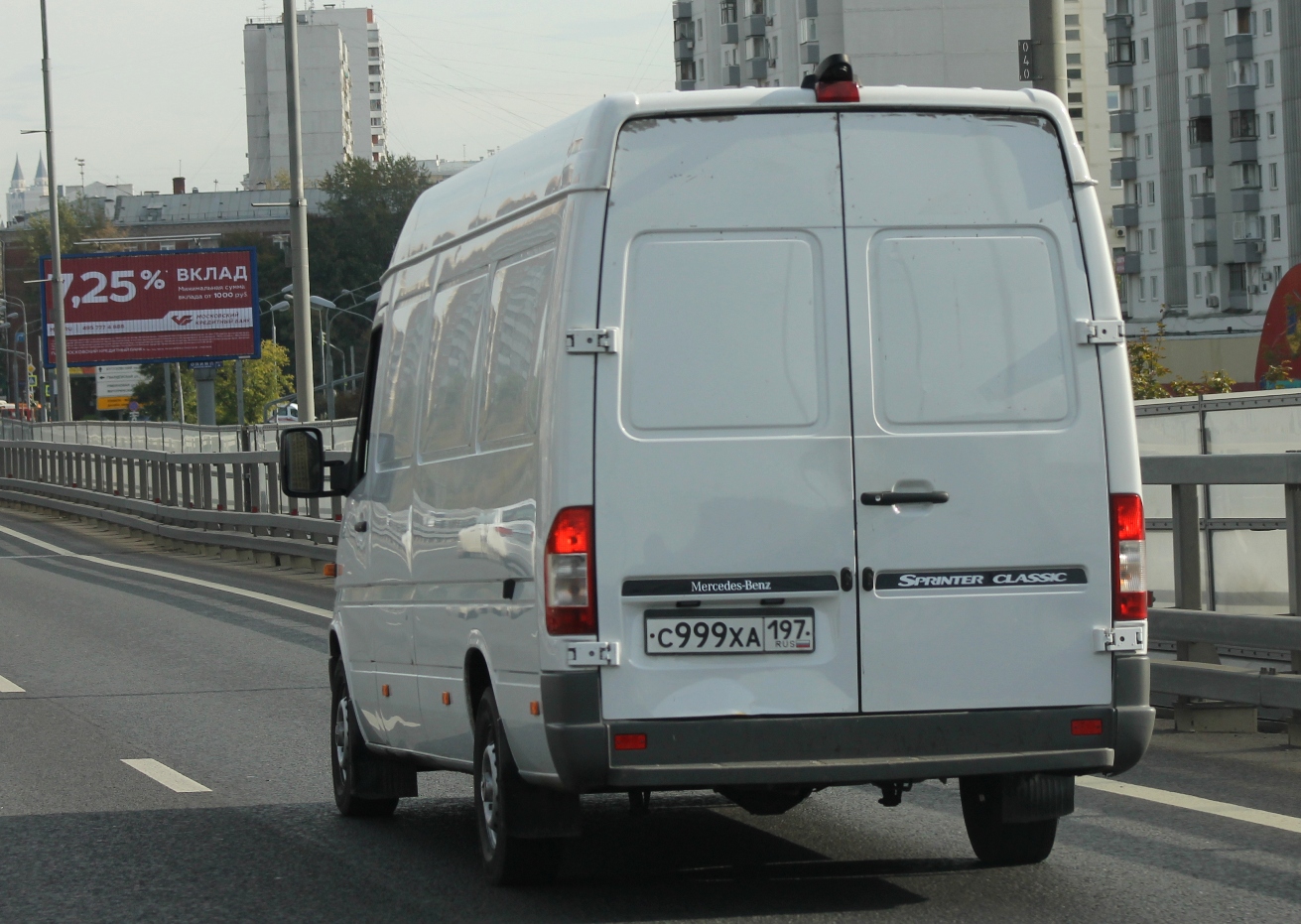 с 999 ха 197, Mercedes-Benz Sprinter 1st gen (Classic) (W901–905), facelift, 2000–2006 (2013–2018 for CIS-market)