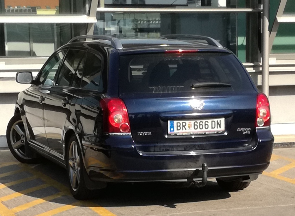 BR 666 DN, Toyota Avensis 2nd gen Wagon (T250), 2003–2009