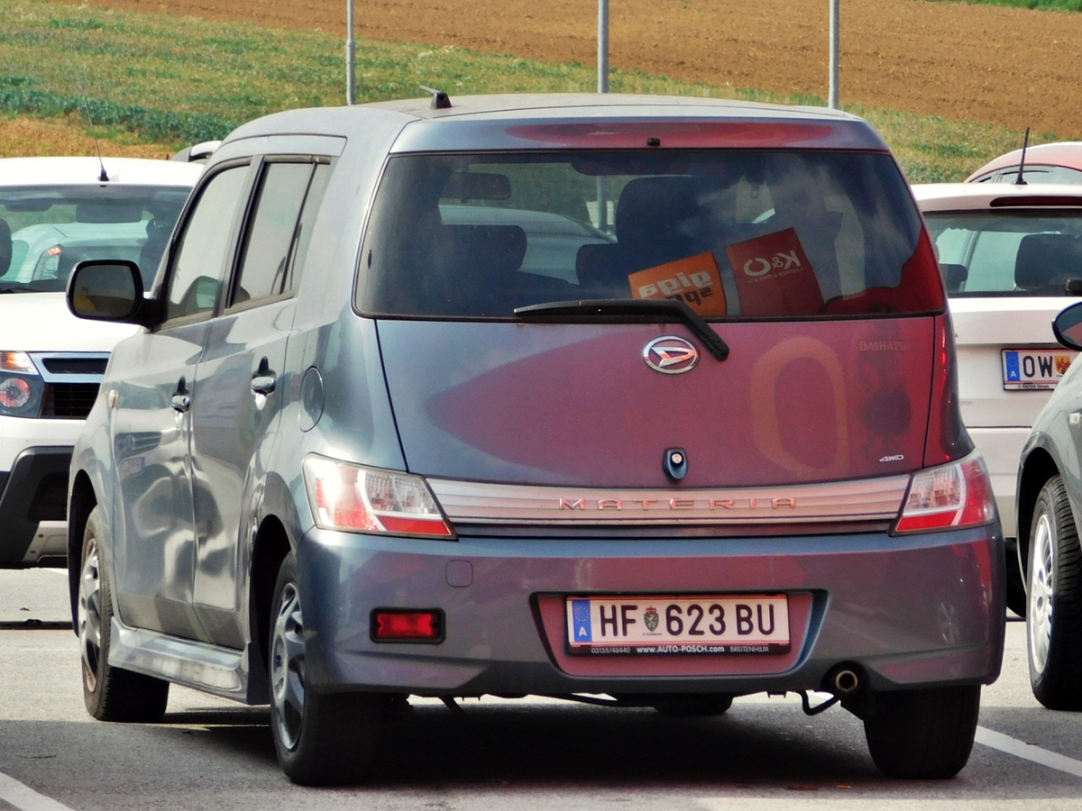 HF 623 BU, Daihatsu Materia 1st gen (M400), 2006–2011