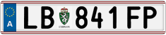 License plate of Austria, Regular plates