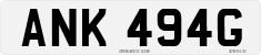 License plate of the United Kingdom, 1963 year system