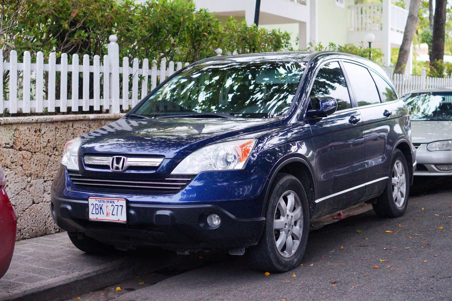 2BK 277, License plate without vehicle 