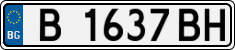 B 1637 BH