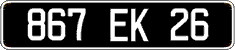 French license plate, FNI