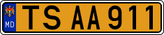 License plate of Moldova, Public transport (1992)