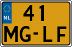 License plate of the Netherlands, Motorcycles