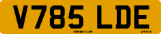 License plate of the United Kingdom, 1983 year system
