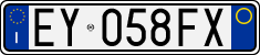 License plate of Italy, Cars (1994 year series)