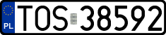 License plates of Poland, Regular car plates