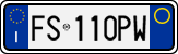 License plate of Italy, Cars (1994 year series)