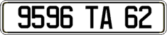 French license plate, FNI