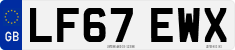 License plate of the United Kingdom, 2001 year system