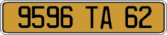 French license plate, FNI