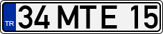 License plate of Turkey, Regular plates