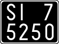 License plate of Italy, Cars (1927 year series)