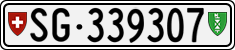 License plate of Switzerland, Cars