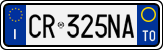 License plate of Italy, Cars (1994 year series)