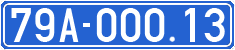 License plate of Vietnam, Government and public administrations