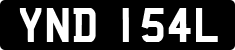 License plate of the United Kingdom, 1963 year system