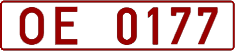 License plate Belarus, Trucks and buses (1992)