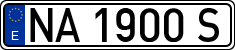 License plates of Spain, 1971 year series