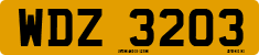 License plate of the United Kingdom, Northern Ireland (1966)