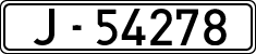 License plates of Spain, 1900 year series
