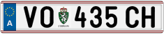 License plate of Austria, Regular plates