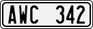 License plate of Sweden, Regular plates