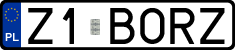 License plates of Poland, Vanity Plates
