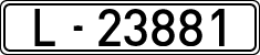 License plates of Spain, 1900 year series