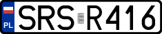 License plates of Poland, Regular car plates