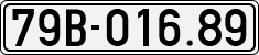 License plate of Vietnam, Cars