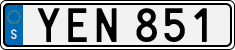 License plate of Sweden, Regular plates