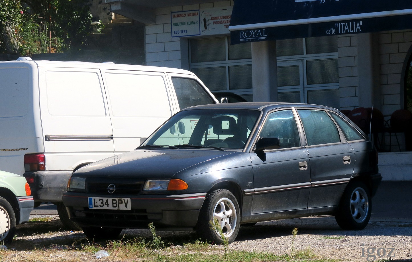 L34BPV, License plate without vehicle 