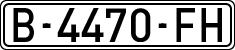 License plates of Spain, 1971 year series