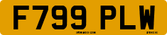 License plate of the United Kingdom, 1983 year system