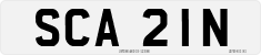 License plate of the United Kingdom, 1963 year system